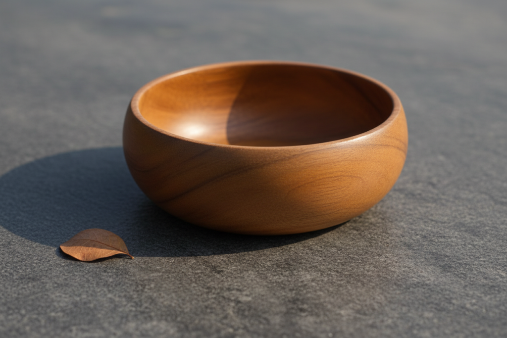 Piring Kayu Jati — Photo 2